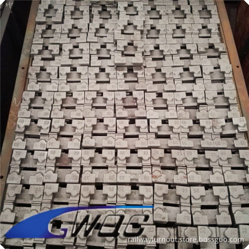 new product 2016 China supplier Good quality turnout bottom iron